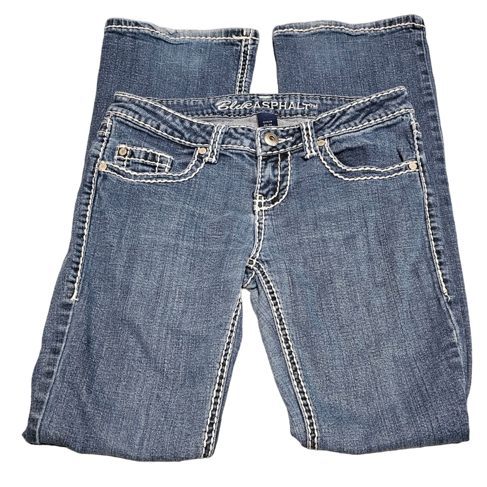 Women's Blue Asphalt Denim Jeans